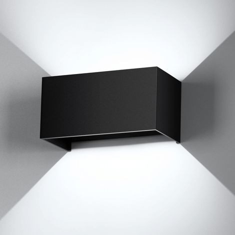 Appliques Murales Exterieur et Interieur Applique Murale LED Froid 6000K avec Angle de Faisceau Réglable IP65 24W Blanc (1/5)