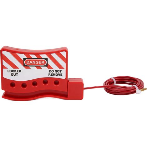 Câble de verrouillage ajustable portable, haute résistance et durable (1/5)