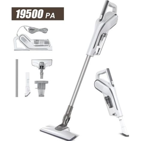Aspirateur Balai Sans Sac 19500PA Avec Lumiere Frontale LED Batterie 6000mAh Autonomie 30 min charge 4-5h (1/5)
