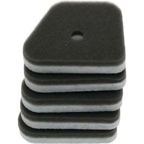 5er-Pack Luftfilter für Stihl Rasenmäher mit Unkrautbekämpfung, OEM-Ersatzteilnummer 4180-120-1800, für Stihl FS90, FS130, HT101, FS87, FR130T, HT100-Crezuo