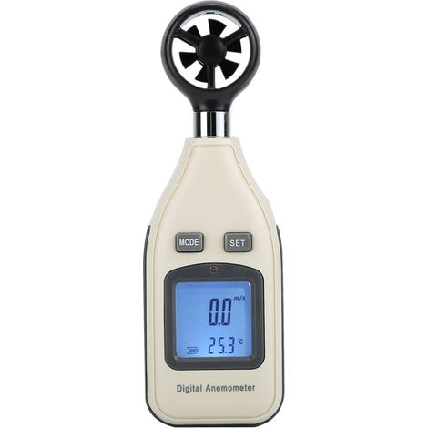 LED Temperature Wind Meter Handheld Digital Anemometer Tester Gauge Thermometer (1/5)
