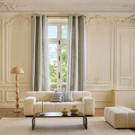 Rideau en Jacquard de rayures FABBIO (1/4)