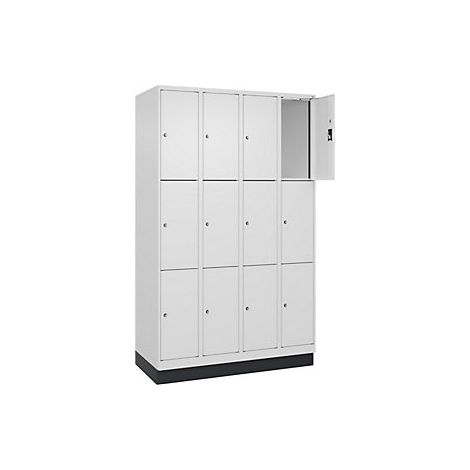 kaiserkraft  Armadietto a 3 piani Evolo PLUS  4 scomparti 