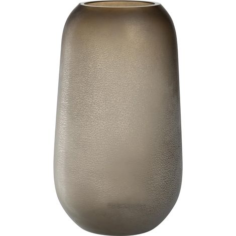 Vase pour Fleurs et Branches, esthétique Naturelle dans des Tons de Terre Doux, Design Polyvalent, Hauteur 40 cm, Taupe (1/4)