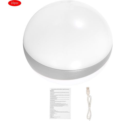 Kit d'éclairage LED pour miroir de maquillage avec lampe USB à intensité variable (1/5)