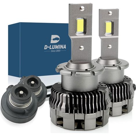 2 Ampoule LED D2S D2R D2C, 70W 16000LM, Blanc 6500K Canbus, Pour Phare Voiture