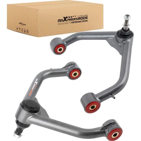 Brazos de control superiores, de acero, longitud 42,9 cm, ancho 36,3 cm, altura 16 cm, para Dodge Ram 1500 2006-2023 4WD (1/5)