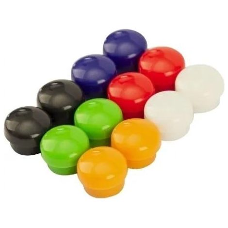 Magnete a forma di fungo 15 mm 12 pezzi per gastronomia