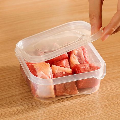 Récipients de stockage de nourriture, Récipients de stockage de congélation portables et empilables avec couvercles pour les fruits, les légumes (1/5)