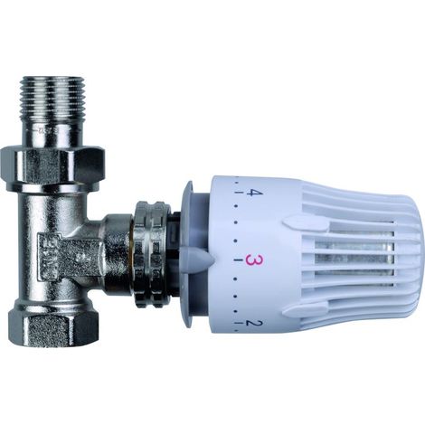 Swissbrands GmbH Thermostatventil-Set Durchgangsform Kopf K Heizkörper Ventil