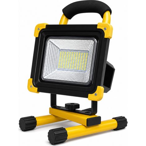 Proiettore LED ricaricabile portatile per cantiere campeggio (1/5)