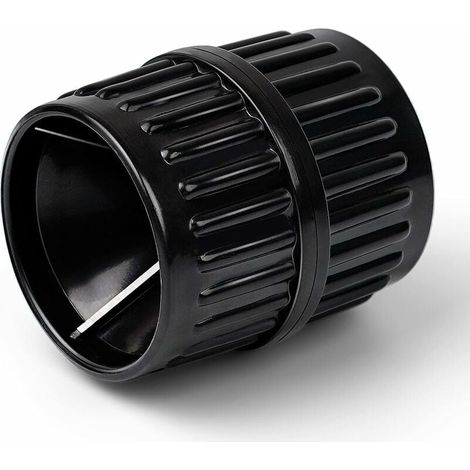 2 en 1 Ebavureur Cuivre - ébavureur pour Tubes, Universel 5-40mm à L'intérieur et à L'extérieur pour Tubing Outils a Ebavurer Noir (1/5)