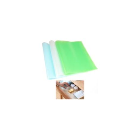 Juego de 3 alfombrillas Freshness para refrigerador, antibacterianas, 45 x 30 cm, lavables, anticongelantes, antideslizantes, para cocina, armario, Tir-Crezuo