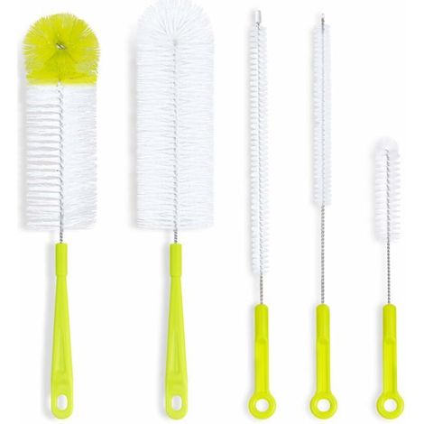 Ensemble de brosses pour nettoyer les biberons - brosse pour biberons à long manche (1/5)