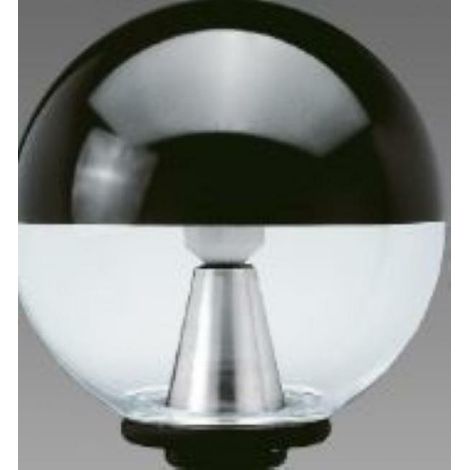 Acrilux globo diametro 25cm calotta verniciata   50029  gl/25/vern