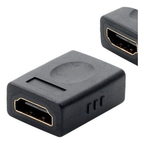 Acoplador HDMI hembra a hembra 4K, conector extensor HDMI hembra a hembra 2.0, adaptador extensor HDMI chapado en oro compatible con 3D a 60 Hz HDR Arc compatible con monitor, PC, PS5, Xbox, DVD 2