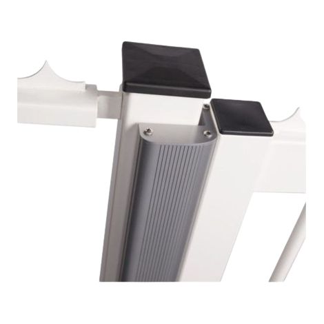 Bandeau de finition RAL 9005 pour ventouses MAG-UNIT 2500 / PROFIL ENALU DE 2M - LOCINOX - (1/3)