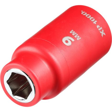 Draper 17605 XP1000 VDE Socket, 3/8"" Sq. Dr., 9mm (1/2)