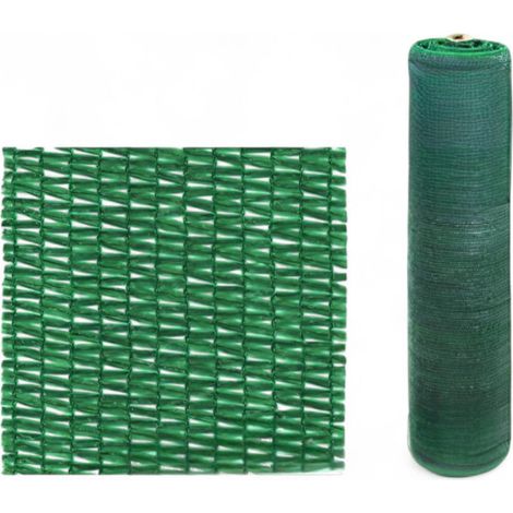 Rete ombreggiante 90% verde con asole rinforzate - H5 mt rotolo 50 mt