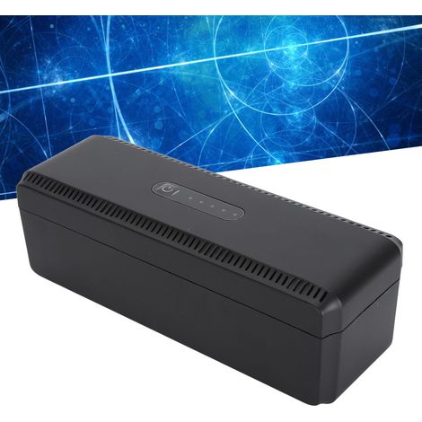 Onduleur mini haute capacité 8800 mAh avec alimentation de secours CC et sortie adaptative pour appareils (caméra, routeur, modem optique). Adaptateur PoE 15 V/24 V intégré, ports 5 V/9 V/12 V/USB (no (1/5)