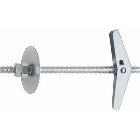 Index – Papillon avec ressort zingué 06 – Cheville pour tout type de support – Charge maximale 50kg – Pack de 50 unités