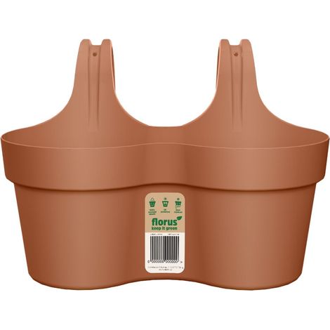 Paris Balcony Balconette Hanger Duo Terracotta