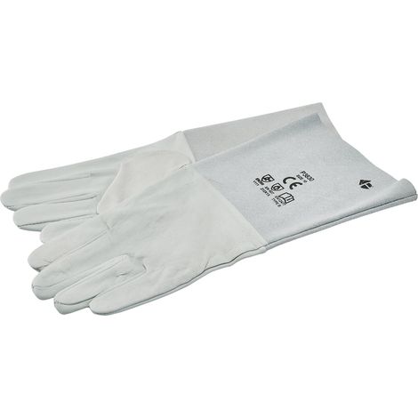 Draper TIG Welding Gloves Size 10 in Goat Skin with Cowhide Cuff – High-Quality Protective Welding Gloves (Model 70451) (1/5)