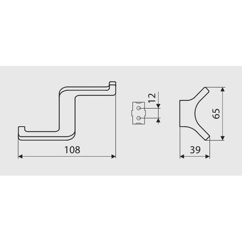 Cintre WP35, nickel brossé