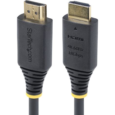 StarTech.com Cavo HDMI 2.0 Certificato Premium da 4m ad Alta Velocità, 4K 60Hz/1440p 144Hz, HDR10/HDCP 2.2/ARC, 18Gbps. Cavetto HDMI UHD per TV/Monitor in TPE (1/4)