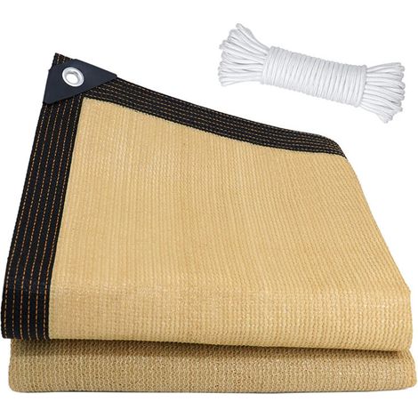 CCYKXAFilet D'ombrage,3x4m Filet Protection Solaire avec Oeillets, Anti-UV Toile Ombrage Exterieur,Voile D'ombrage Rectangulaire,Patio/Serre/Jardin/Pergola (1/5)