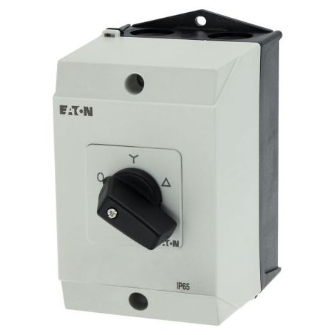 Le Sanitaire – Commutateur étoile-triangle 690V 20A – 3 pôles – IP65 pour montage en surface – Applications industrielles