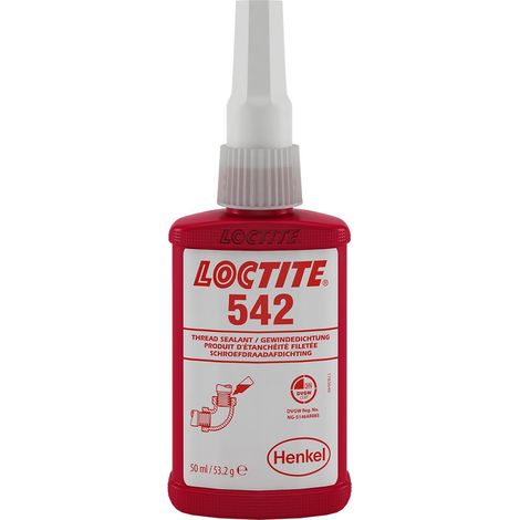 Etancheite raccords filetee tuyaux et raccords - loctite 542 - 50 ml (1/3)
