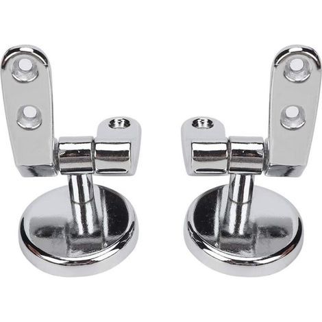 Fixations de Couvercle de Toilette, Ensemble D'outils Universels de Fixations de Siège de Couvercle de Couvercle de Toilette Charnières de Sièges de Toilette pour la Réparation de Siège de Toilette, (1/5)