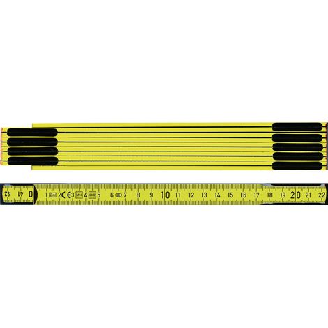 Échelle de mesure L.2m mm/cm EG III HO jaune (1/3)