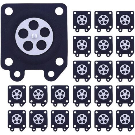 20 Pièces Diaphragme de Carburateur pour Walbro WA WT WY WZ Série, Kit Membrane Joint Carburateur Kit de Reparation OEM 95-526, 95-526-9, 95-526-9 (1/5)