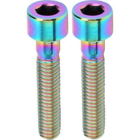 2 pièces Boulons de Potence M6x30mm pour VTT et Vélo de Route, Vis de Cale de Direction Coloris Éclatant (1/5)