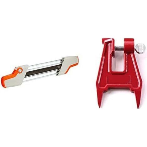 56057504303 Porte-lime 2 en 1 pour chaîne de tronçonneuse 3/8" P Ø 4,0 mm & Oregon 26368A Pince de serrage pour tronçonneuse (1/5)