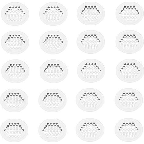 Grille Aerartion 20 Pièces Grille Ventilation 35mm Grille Aeration Grille de Ventilation Grille D'aération Trou Inox Blanc Ronde Grille Ventilation pour Cuisine Armoire Meubles (1/5)
