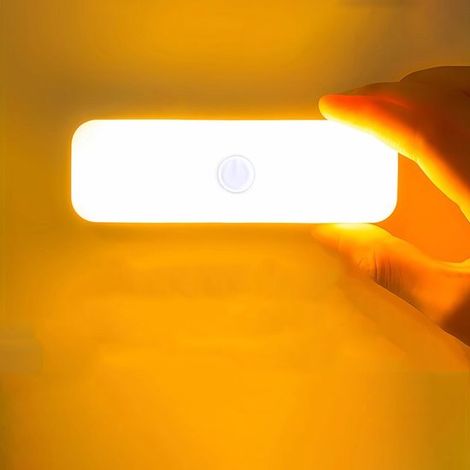 Luci adesive a LED magnetiche per cucina, armadi, scale e altre illuminazioni interne, luce bianca calda (1/2)