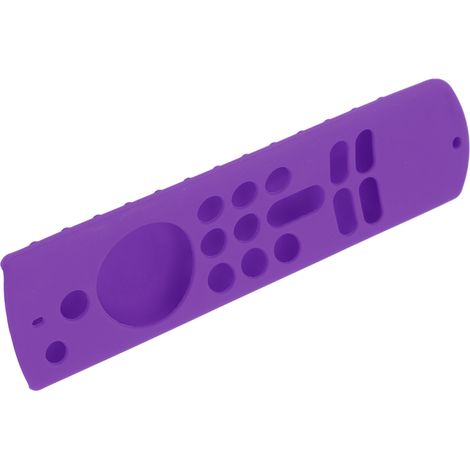 Rutschfeste Silikon-Schutzhülle für die Fire TV Stick-Fernbedienung der 3. Generation, mit Trageschlaufe, lila (1/5)