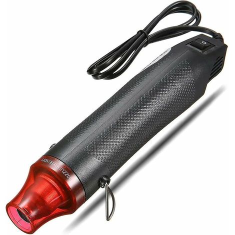Piet à air chaud portatif, piet thermique portatif à câble ultra-long Homidic 2m pour emballage rétractable de bricolage, plastique, tissu, etc. (1/5)