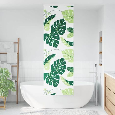 Store enrouleur de douche avec cassette largeur du tissu 56 cm (1/5)