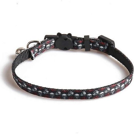 Chat Halloween Fournitures Fête Collier Détachable Nœud Mignon Château Toile d'Araignée-5 (1/4)