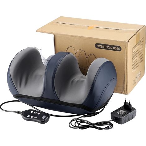 Appareil de massage des pieds, télécommande sans fil, 3 réglages de vitesse, Bleu, 220V-240V Prise EU (1/2)