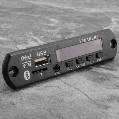 Modulo Bluetooth USB MP3 Radio FM AUX TF Scheda SD Decodificatore audio 12V per auto (1/4)
