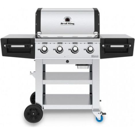 BroilKing Regal S 410 Commercial Barbecue &agrave gaz 4 br&ucircleurs 14.65kW Inox AISI304 - 10 Kg