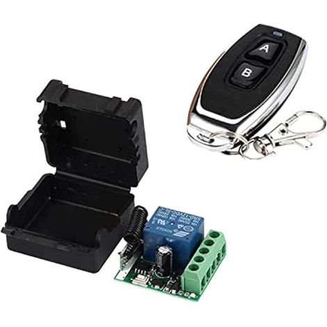 Applicable 433 Mhz Universel Sans Fil TéLéCommande Commutateur Dc 12 V 1ch Relais RéCepteur Module Rf Transmetteur Pour éLéVation ContrôLeur, Automobile, Appareils MéNagers (1/5)