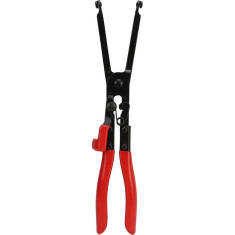 Pince à collier de tuyau d'échappement en acier carbone, outil robuste à long bec pour déposer colliers de durite, pince universelle pour fixation de silencieux. (1/5)