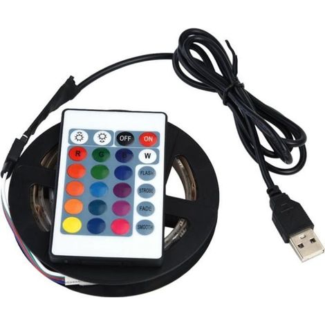 Bande Lumineuse LED - ruralshop® - 5050 - RGB - 360 LEDs - Télécommande RF - IP65