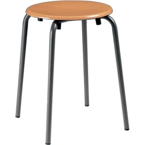 interstuhl Taburete apilable altura asiento 500 mm diámetro asiento 300 mm - 9424 (1/2)
